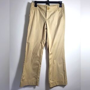 Banana Republic "Martin" tan stretch pants   women's 2P  #2273